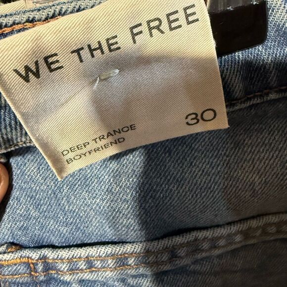 Free People We the Free Deep Trance Dropped Boyfriend Jeans - Picture 11 of 11
